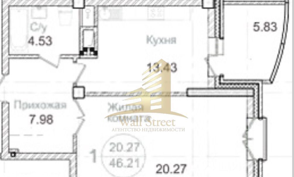 квартира г Новосибирск р-н Центральный Маршала Покрышкина ул Романова 55 фото 6