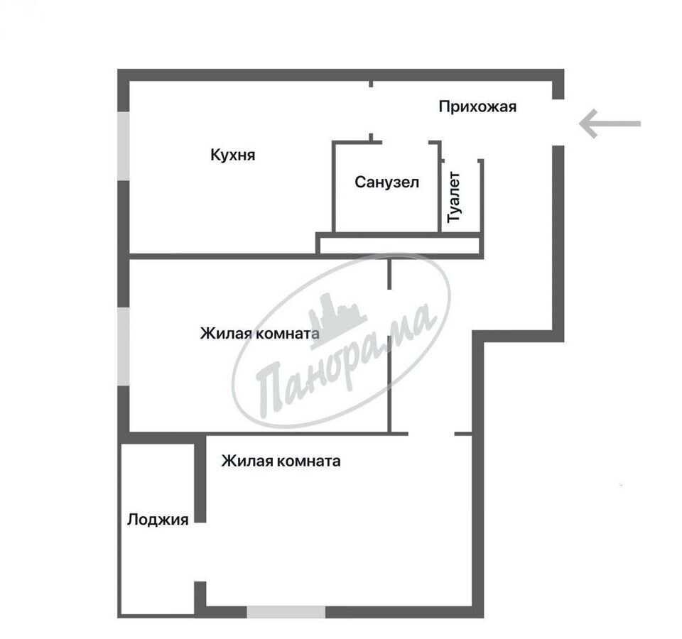 квартира г Калуга р-н Ленинский ул Серафима Туликова 4 фото 13