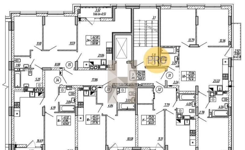 квартира г Калининград р-н Московский ул Батальная з/у 65Б фото 10