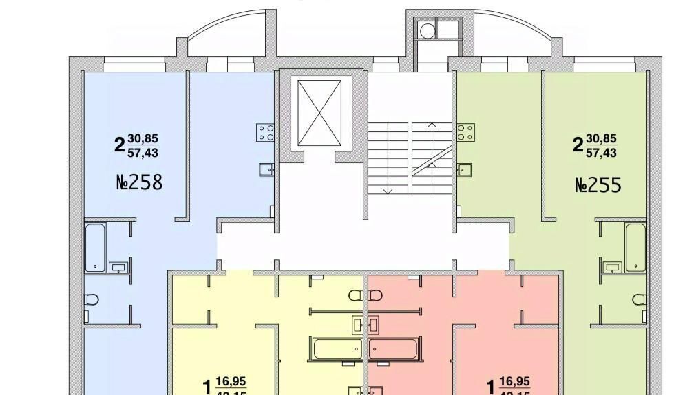 квартира г Электрогорск ул Ухтомского 10к/3 ЖК «Мой город» Павлово-Посадский городской округ фото 3