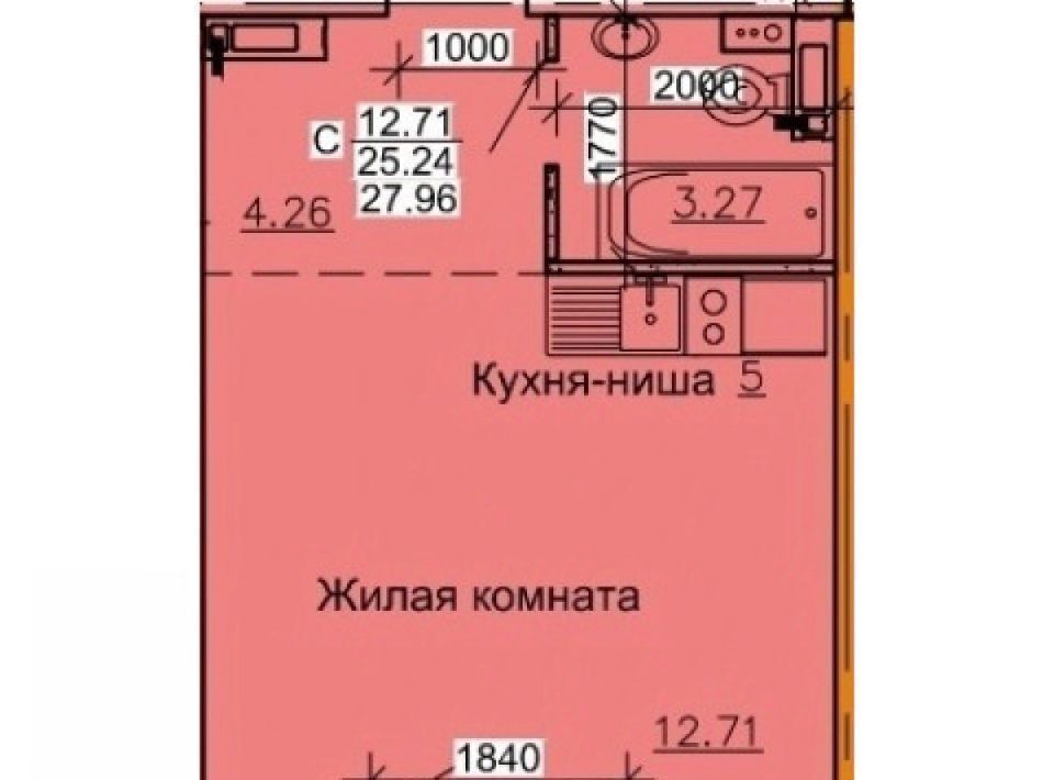 квартира г Барнаул р-н Октябрьский ул Союза Республик 13/114 фото 4