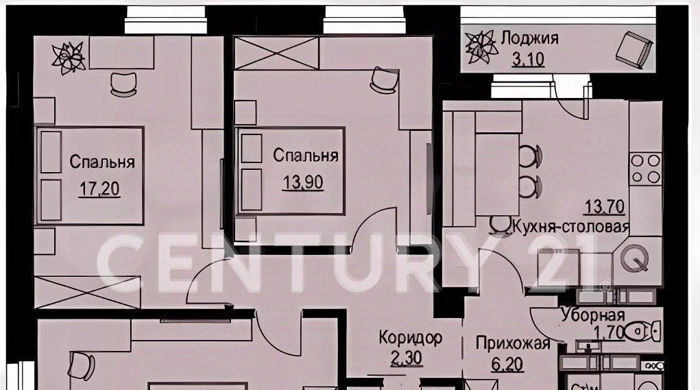 квартира г Липецк р-н Октябрьский ул Индустриальная 90б фото 2