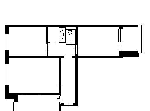 квартира г Старый Оскол микрорайон Конева 8 фото 2