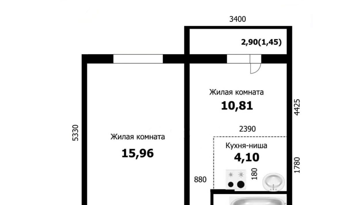 квартира г Новосибирск р-н Кировский ул Виктора Уса 7 жилой массив Тулинское Площадь Маркса фото 11