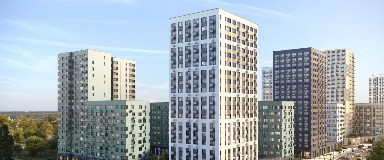 квартира г Москва п Сосенское ЖК Бунинские Кварталы метро Бунинская аллея к 3. 1 фото 4