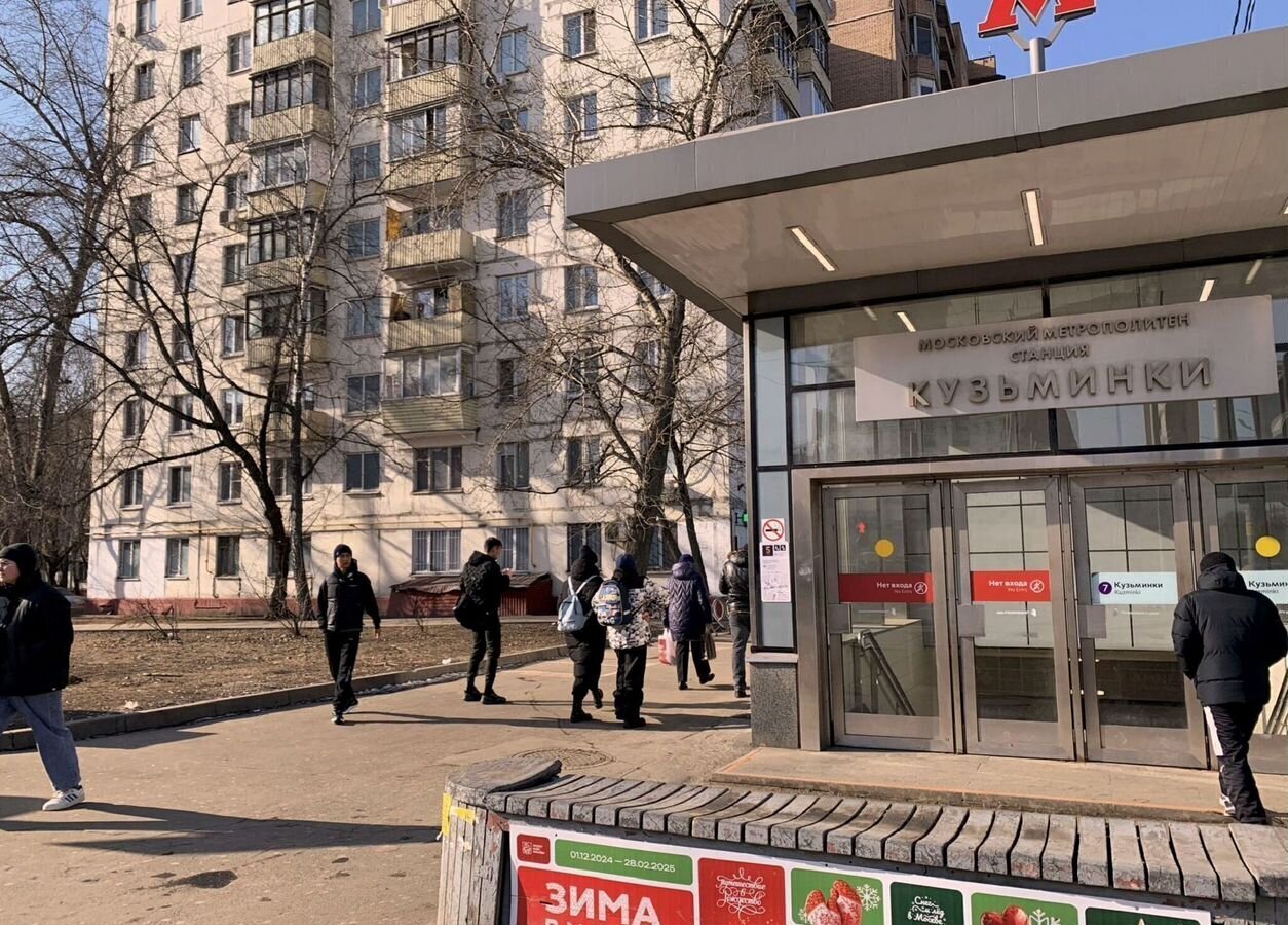 квартира г Москва метро Кузьминки ЮЗАО Волжский Бульвар квартал 114А, к 9 фото 36