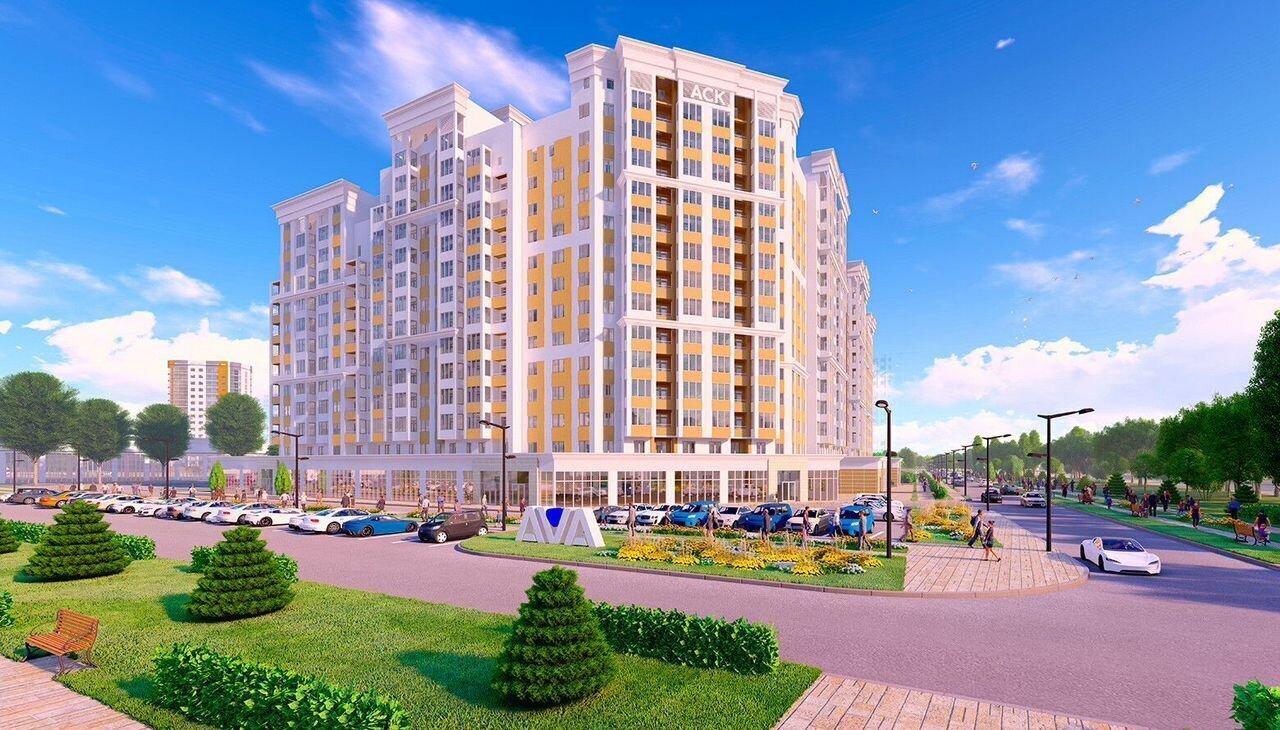 квартира г Краснодар р-н Прикубанский ул Садовое кольцо 9 корп. 1 фото 1