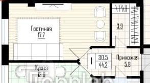 квартира г Нальчик ул. Героя России Т. М. Тамазова, 3 фото 11