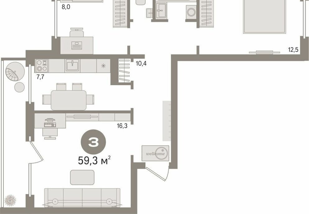 квартира г Екатеринбург Уральская ул Маневровая 12 фото 2