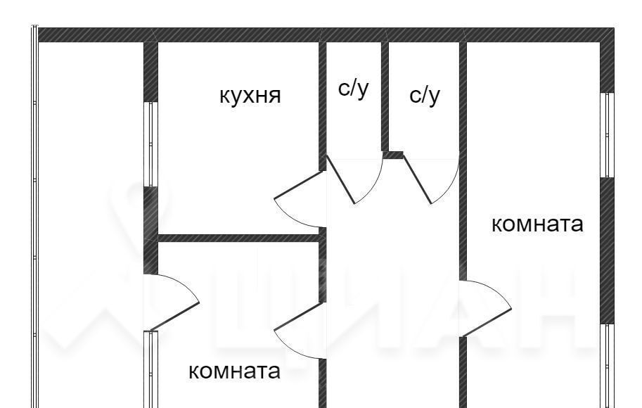 квартира г Славгород мкр 2-й 1 фото 2