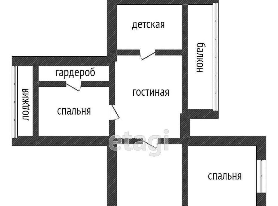 квартира г Владивосток р-н Первомайский ул Кипарисовая 18 фото 2