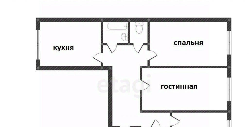 квартира г Владивосток р-н Ленинский ул Нейбута 19 фото 2