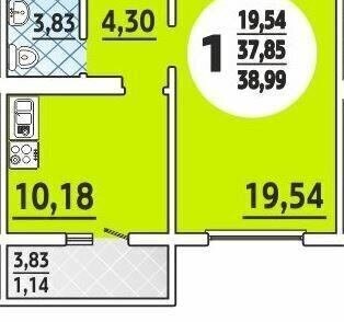 квартира г Краснодар ул им. Снесарева 8 фото 3