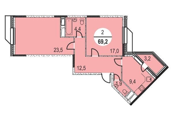 квартира г Видное ул Завидная 4 Зябликово фото 18