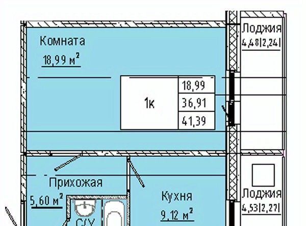 квартира г Омск р-н Кировский Солнечный фото 1
