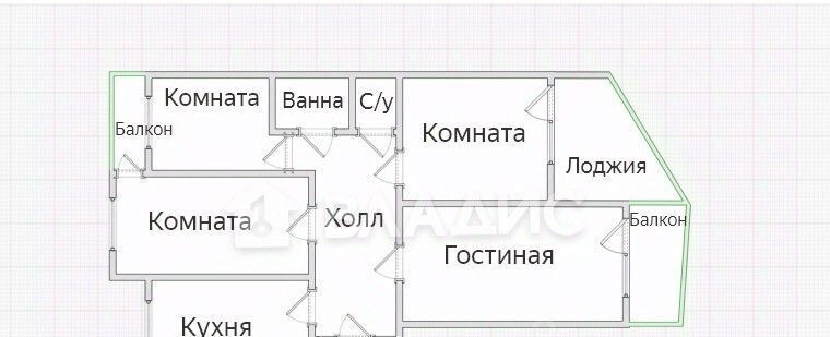 квартира г Симферополь р-н Киевский ул Бела Куна 15 фото 19