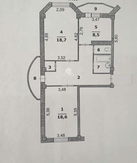 квартира г Белгород ул Машковцева 28 фото 23
