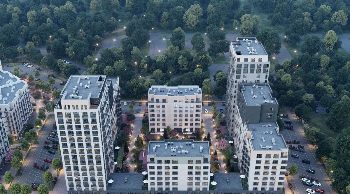 квартира г Тюмень р-н Калининский Тюменская Слобода ЖК «Уездные кварталы» мкр фото 3