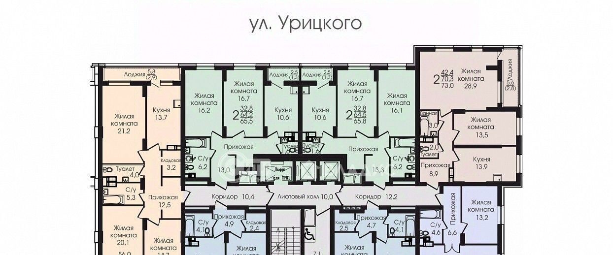 квартира г Воронеж р-н Центральный ул Урицкого 137 фото 6