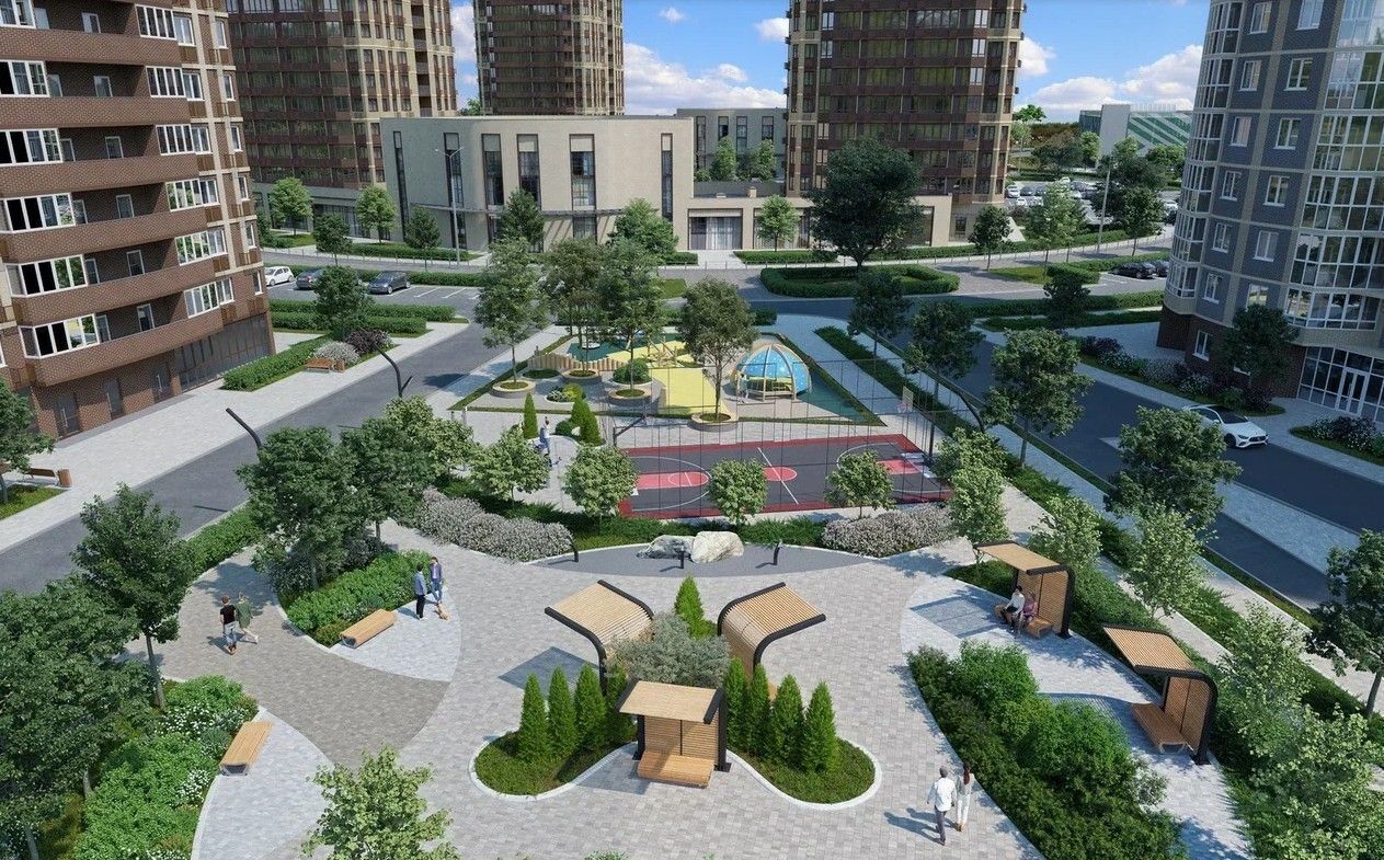 квартира г Краснодар р-н Прикубанский ул им. М.П. Шемякина 2 фото 14
