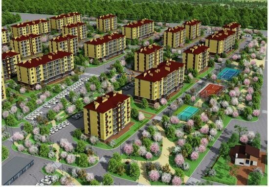 квартира г Железноводск п Иноземцево ул Степная 3в ЖК «Вишневый сад» фото 1