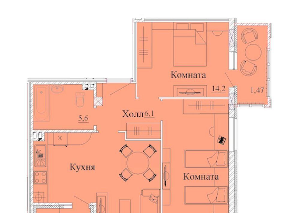 квартира г Иваново р-н Фрунзенский ул 2-я Первомайская 46 фото 1