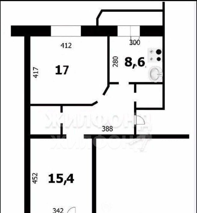 квартира г Новосибирск ул Связистов 3/1 Площадь Маркса фото 1