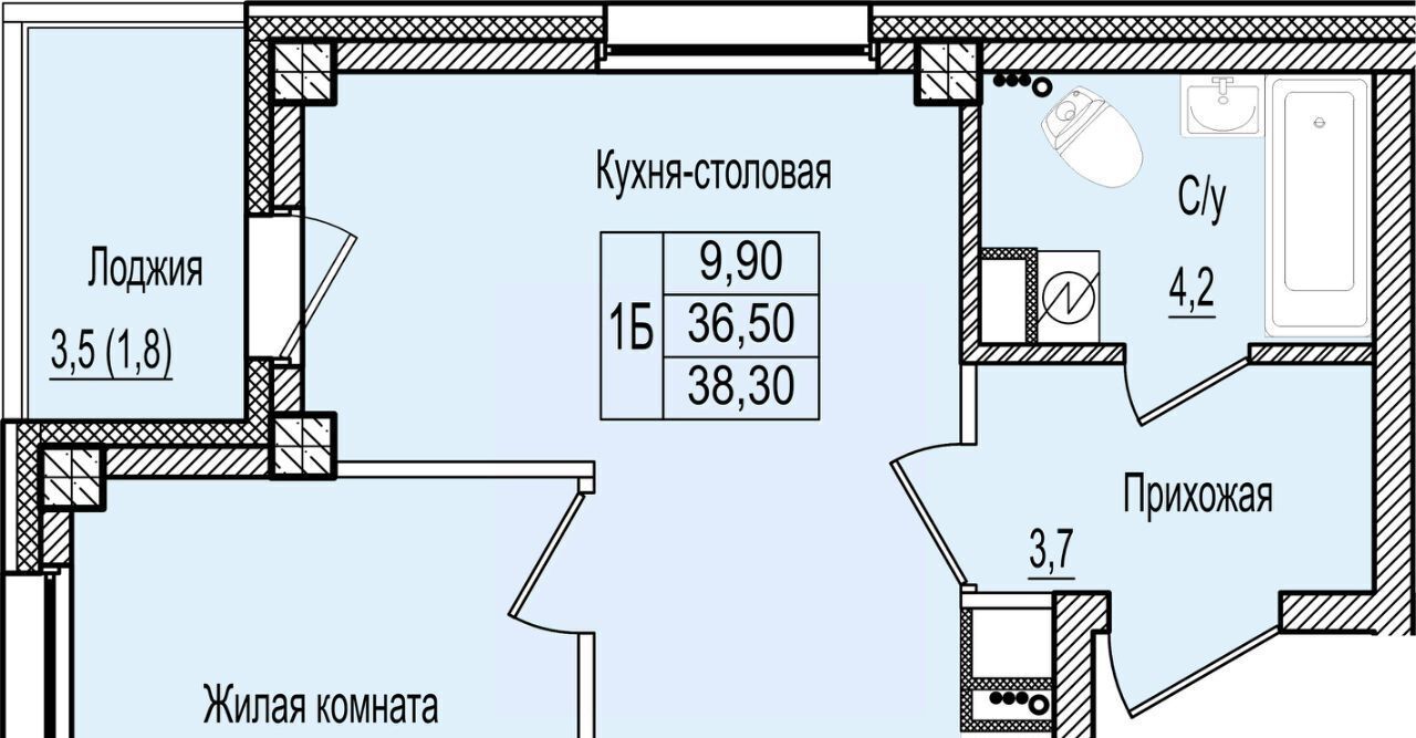 квартира г Псков Крестовский жилой комплекс фото 1