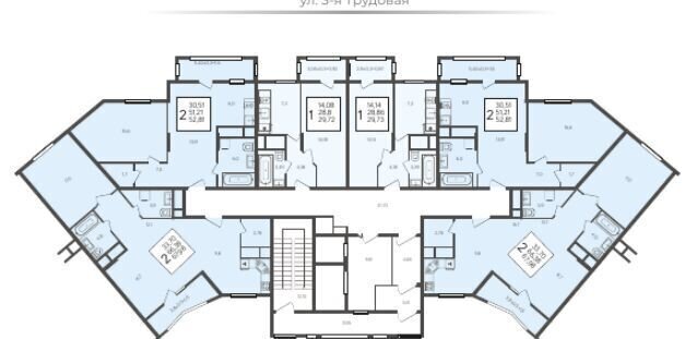 квартира г Краснодар р-н Прикубанский ул им. М.П. Шемякина 2 ЖК «Зеленодар» фото 26