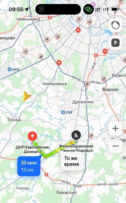 земля г Москва метро Подольск Европейская долина-2 ДНП фото 3