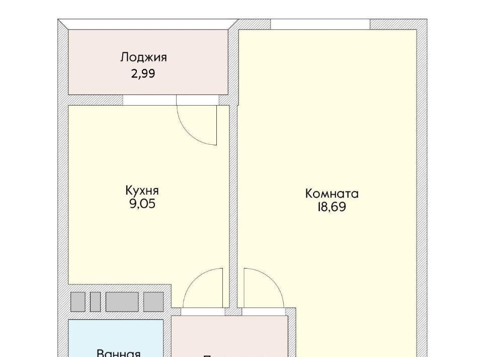 квартира г Краснодар р-н Прикубанский Славянский микрорайон ул Заполярная 39к/5 фото 12
