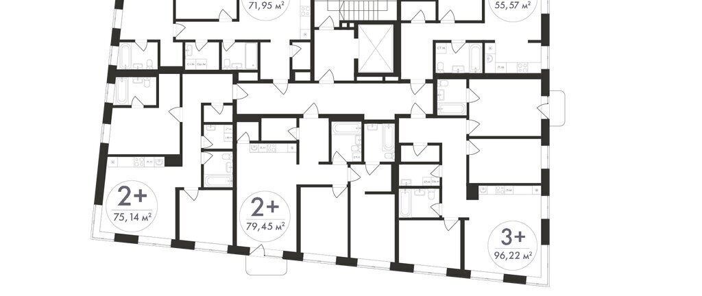 квартира г Уфа р-н Кировский Южный-2 фото 2