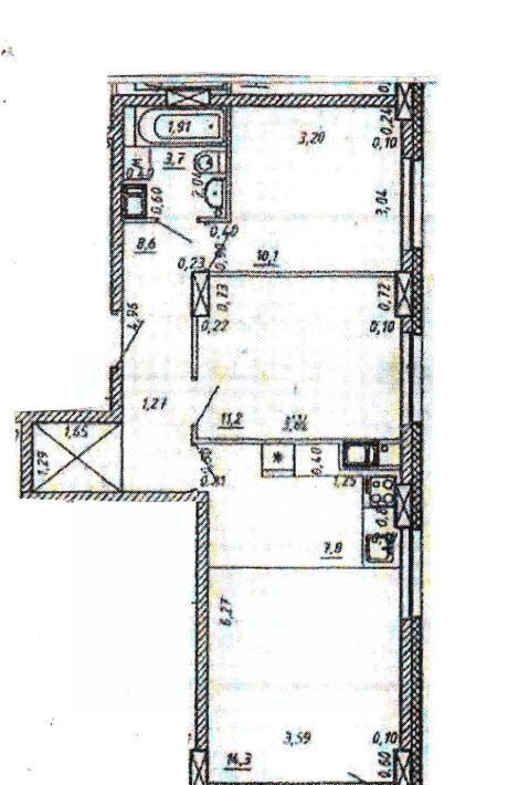квартира г Нижний Новгород Горьковская ул Надежды Сусловой 22а фото 14