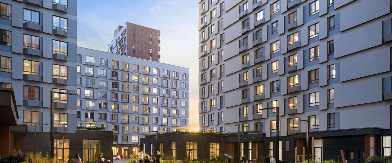 квартира г Москва п Сосенское ЖК Бунинские Кварталы 7/1 метро Бунинская аллея фото 3