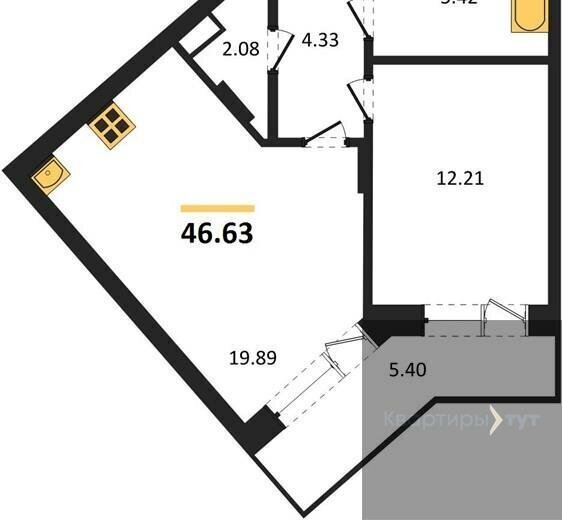 квартира г Воронеж р-н Коминтерновский ул Электросигнальная 9ак/1 фото 1