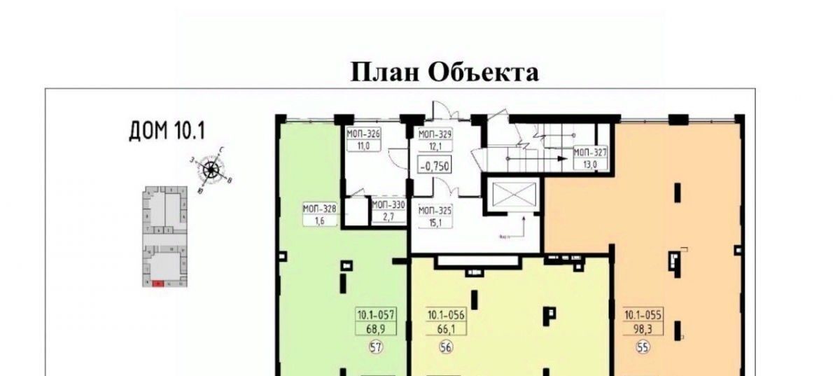 свободного назначения г Москва п Сосенское ЖК Прокшино ТиНАО Новомосковский, к 10. 1.5 фото 3