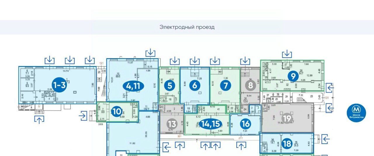 торговое помещение г Москва проезд Электродный 16 Шоссе Энтузиастов фото 2