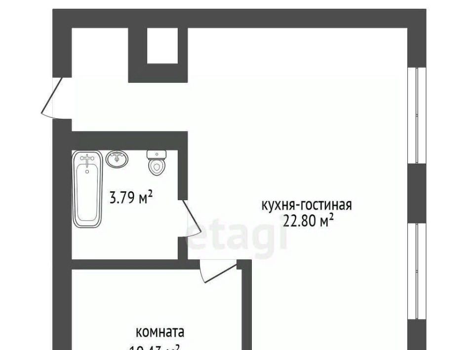 квартира г Екатеринбург Ботаническая ул Лучистая 8 фото 6