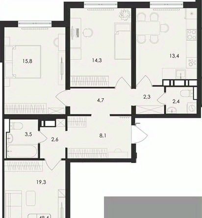 квартира г Воронеж р-н Центральный ул Загоровского 5/2 фото 1