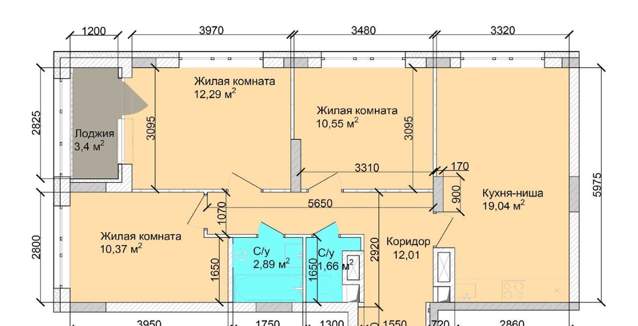 квартира г Кемерово р-н Заводский ул Дружбы 9 фото 3