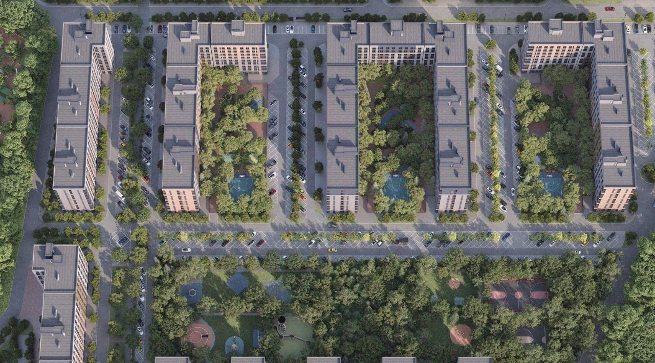 квартира г Краснодар р-н Прикубанский Жилой комплекс Зеленая тер. фото 49