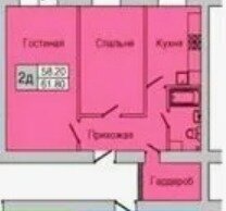 квартира г Красноярск р-н Октябрьский ул Норильская 16и ЖК «Западный» фото 10