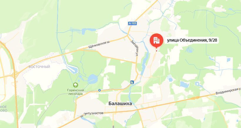 квартира г Балашиха ул Объединения 9/28 фото 2