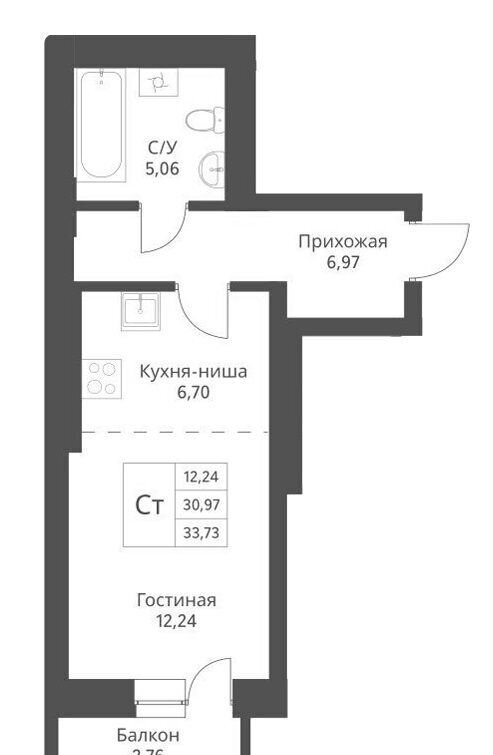 квартира г Новосибирск р-н Заельцовский Заельцовская ул Дуси Ковальчук 246 фото 1