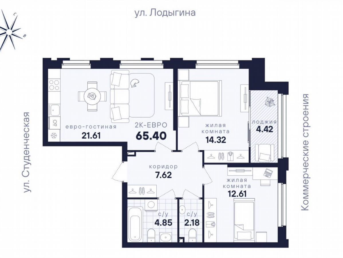 квартира г Екатеринбург р-н Кировский ул Малышева 145б фото 1