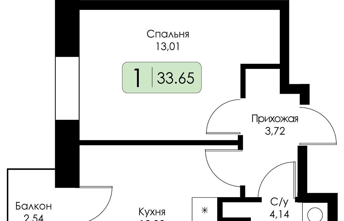 квартира г Нижний Новгород р-н Канавинский ЖК "Анкор" 15-й кв-л фото 1