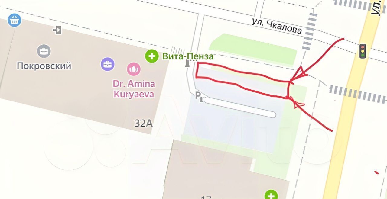торговое помещение г Пенза р-н Первомайский ул Чкалова 32а фото 1