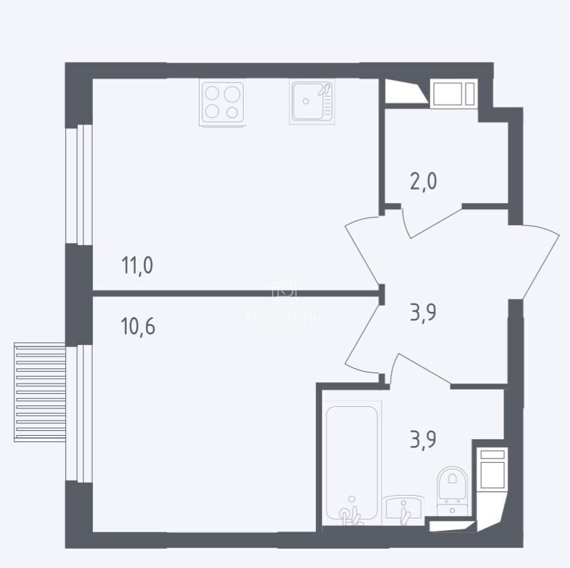 квартира г Мытищи ул Стрельбище Динамо 10 фото 16