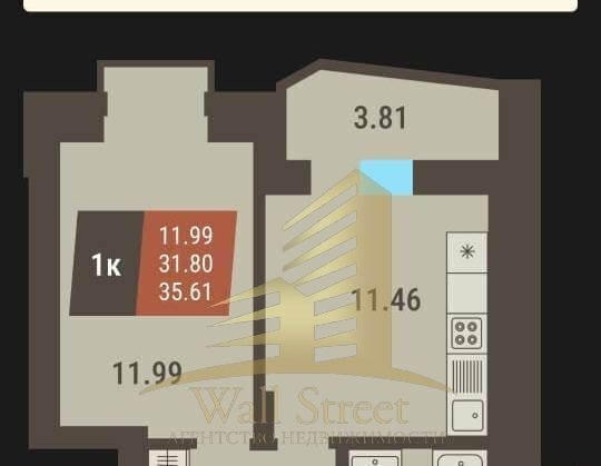квартира г Новосибирск мкр Закаменский Берёзовая роща 22 фото 7