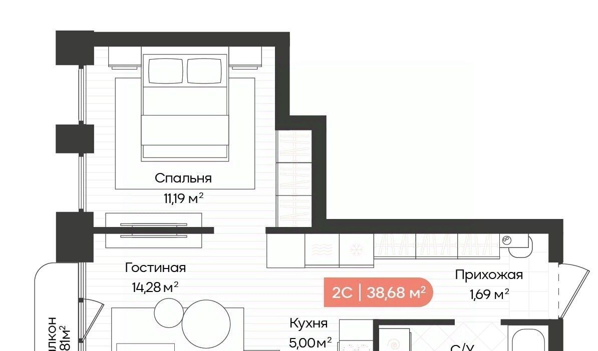 квартира г Новосибирск Речной вокзал Баланс жилой квартал фото 1